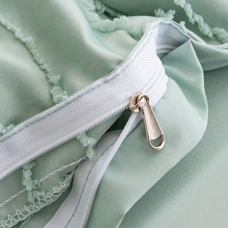 Tranquil Stripe Microfiber Bedding Set - Queen