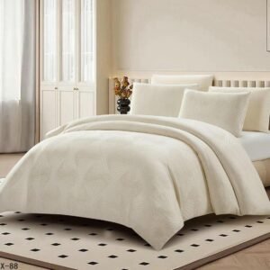 Modern Swirl Jacquard Bedding Set - Queen