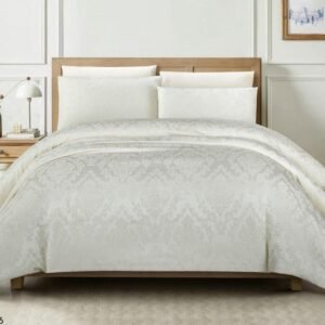Soft floral jacquard pattern Bedding Set - King